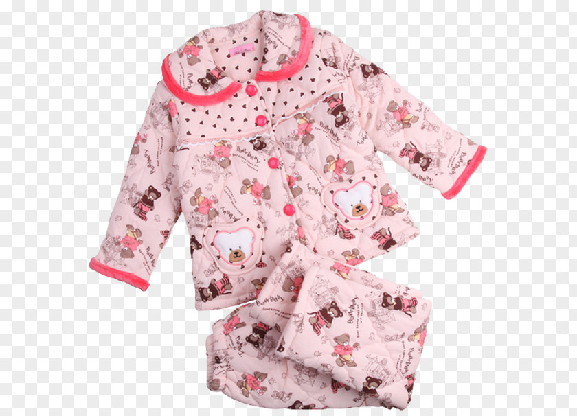 Autumn And Winter Children's Pajamas Robe Child PNG
