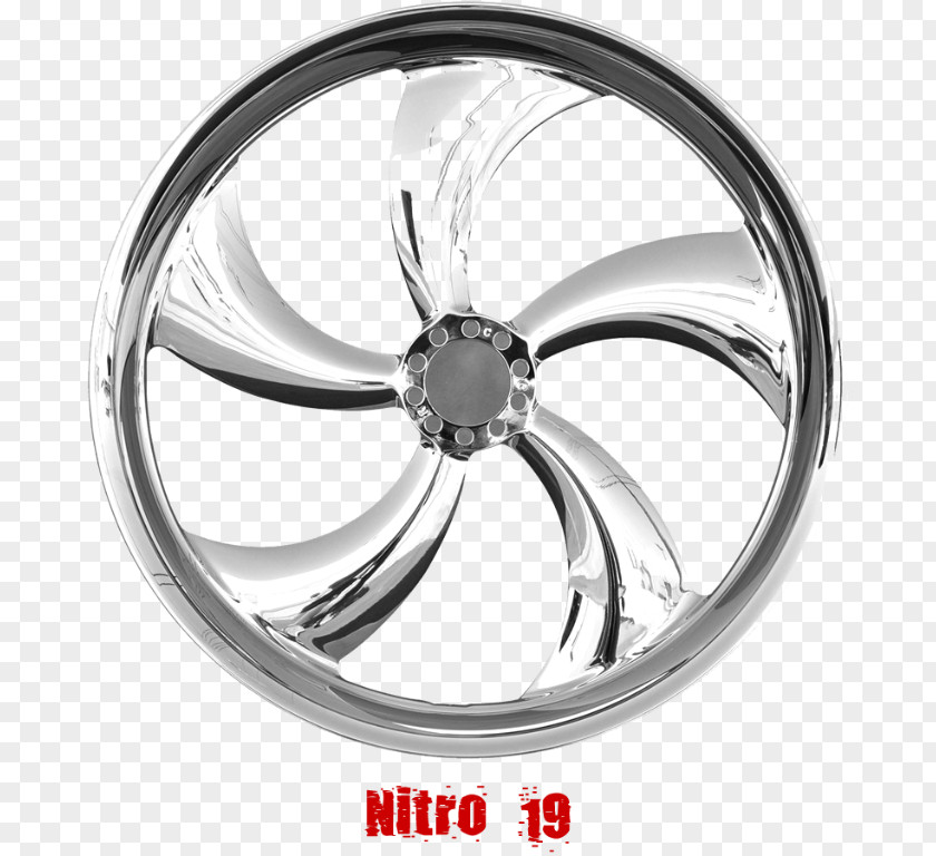 Motorcycle Alloy Wheel Spoke Rim PNG