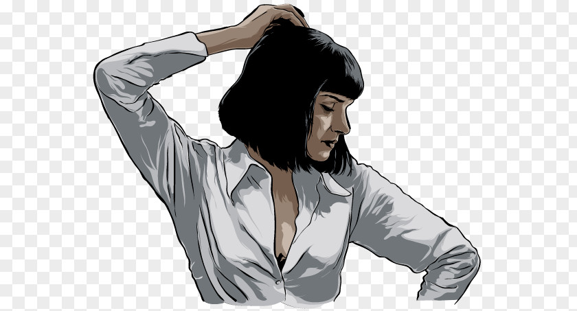 Quentin Tarantino Mia Wallace Film Director Miramax Poster PNG