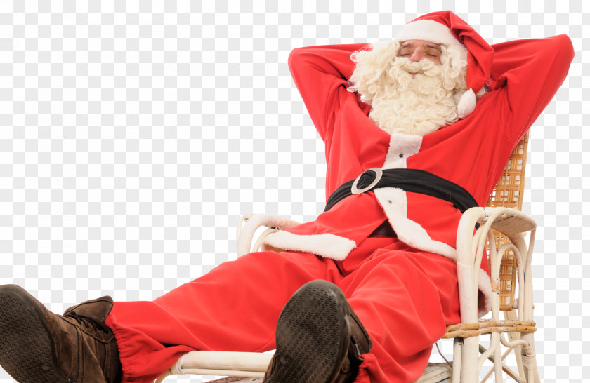 Santa Claus Sleeps Christmas Sleep Stock Photography PNG