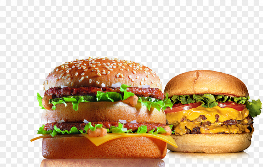 Burger King Hamburger Veggie Cheeseburger McDonald's Big Mac Fast Food PNG