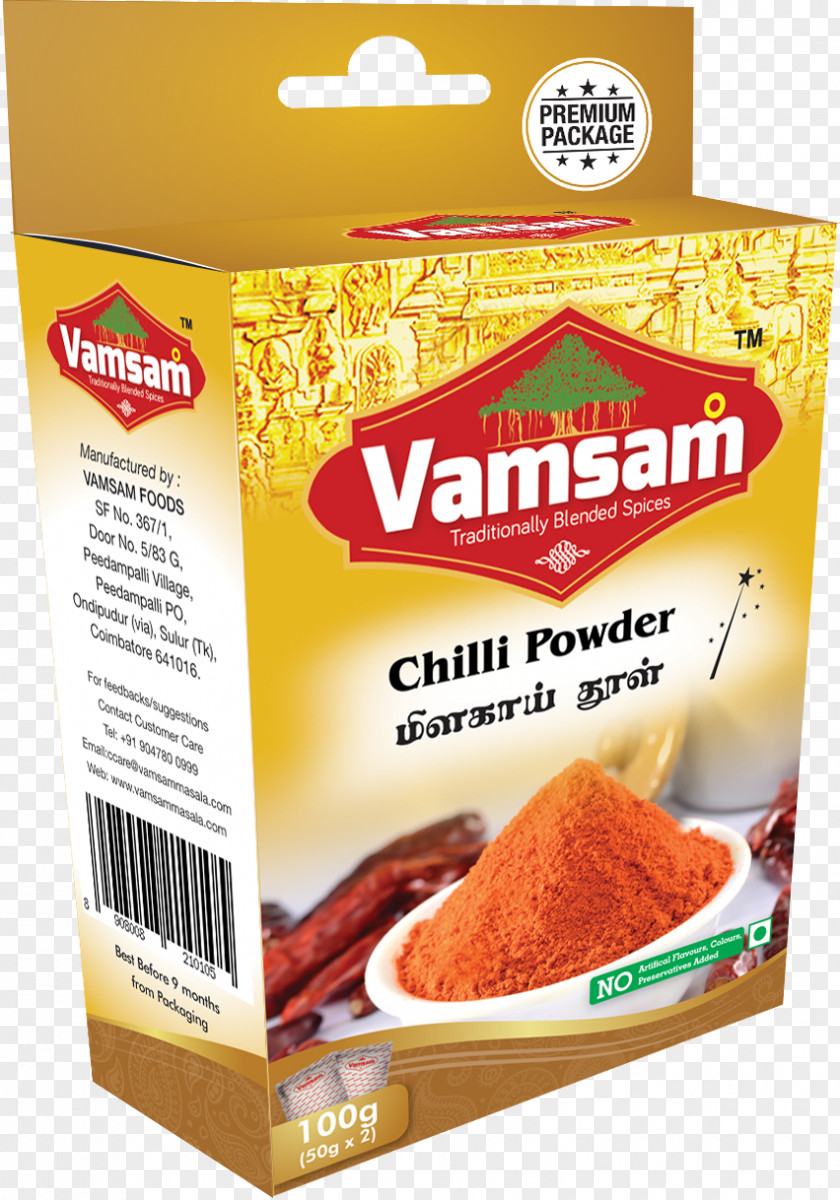 Chili Spice Powder Food Mix Seasoning PNG