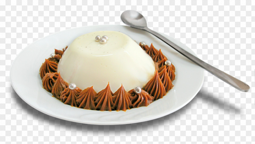 Dulce De Leche Panna Cotta Cream Milk Dessert PNG