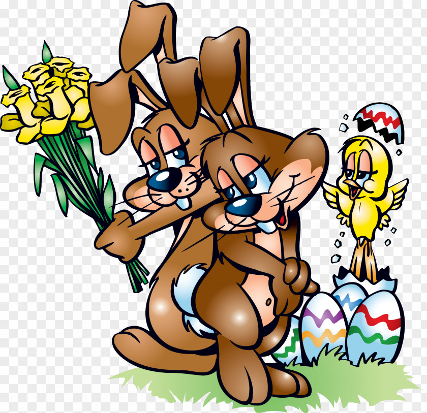 Easter Bunny Holiday Birthday Egg PNG