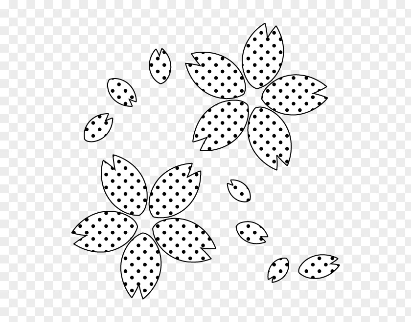 Spring Illustration Cherry Blossom Clip Art White Pattern PNG