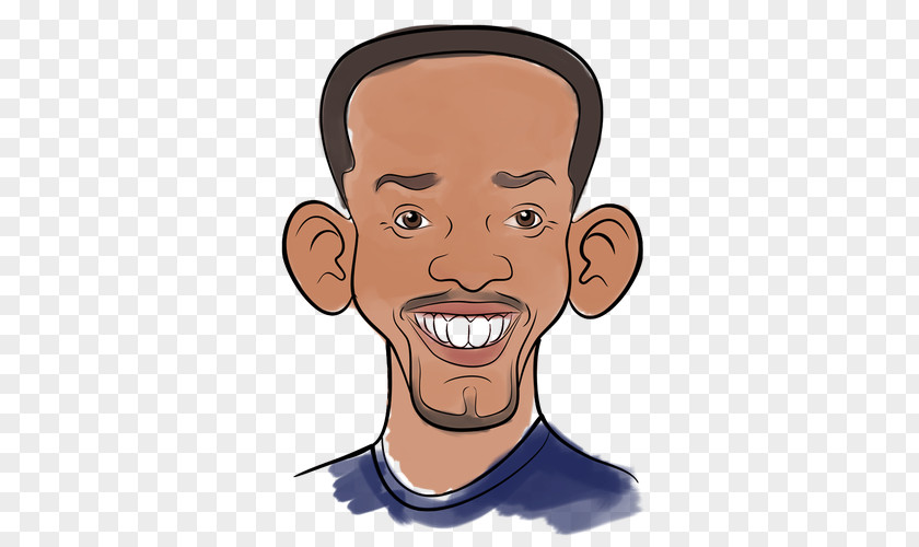 Will Smith Caricature Drawing Nose USMLE Step 3 PNG