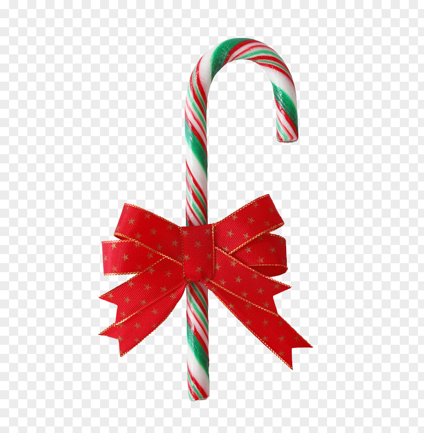 Christmas Candy Cane Decoration Card PNG