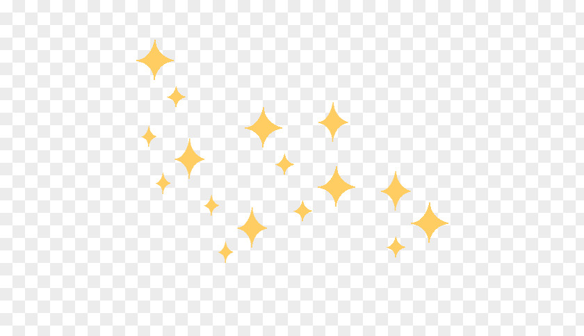 Diamond Star Yellow Angle Pattern PNG