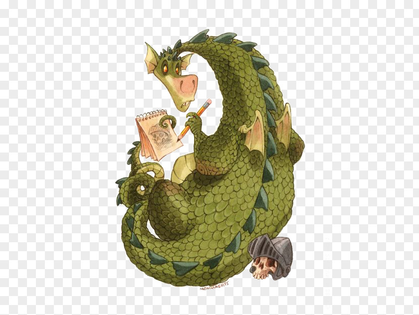 Dinosaur Dragon Fantasy Painting Fairy Tale Illustration PNG