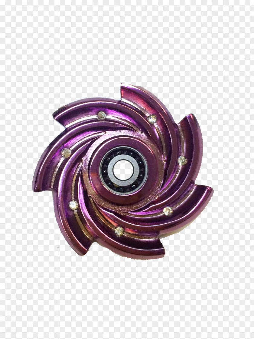 Fidget Spinner Purple Violet Magenta Body Jewellery PNG
