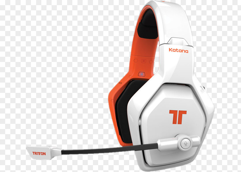 Headphones Xbox 360 Wireless Headset 7.1 Surround Sound TRITTON Katana PNG