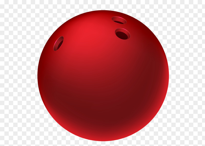 Red Bowling Ball Sphere PNG