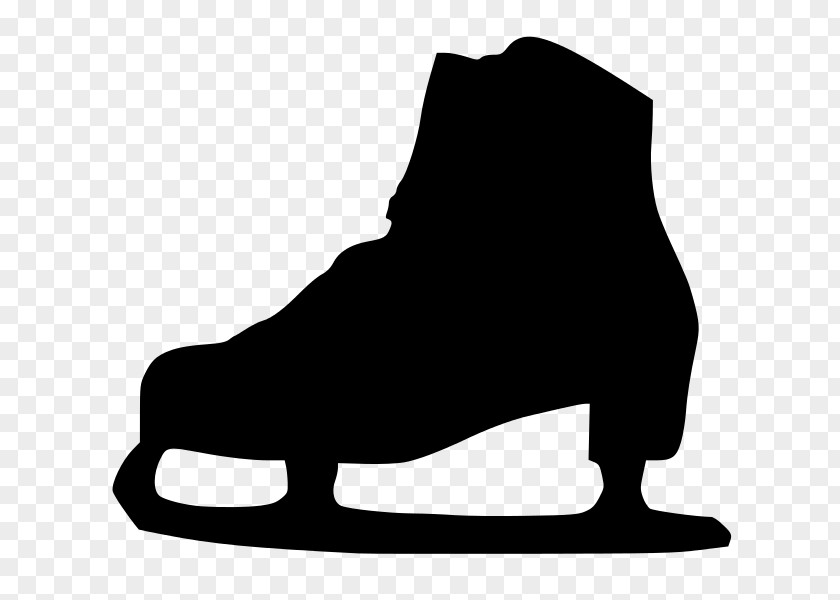 Silhouette Ice Skating Roller Clip Art PNG