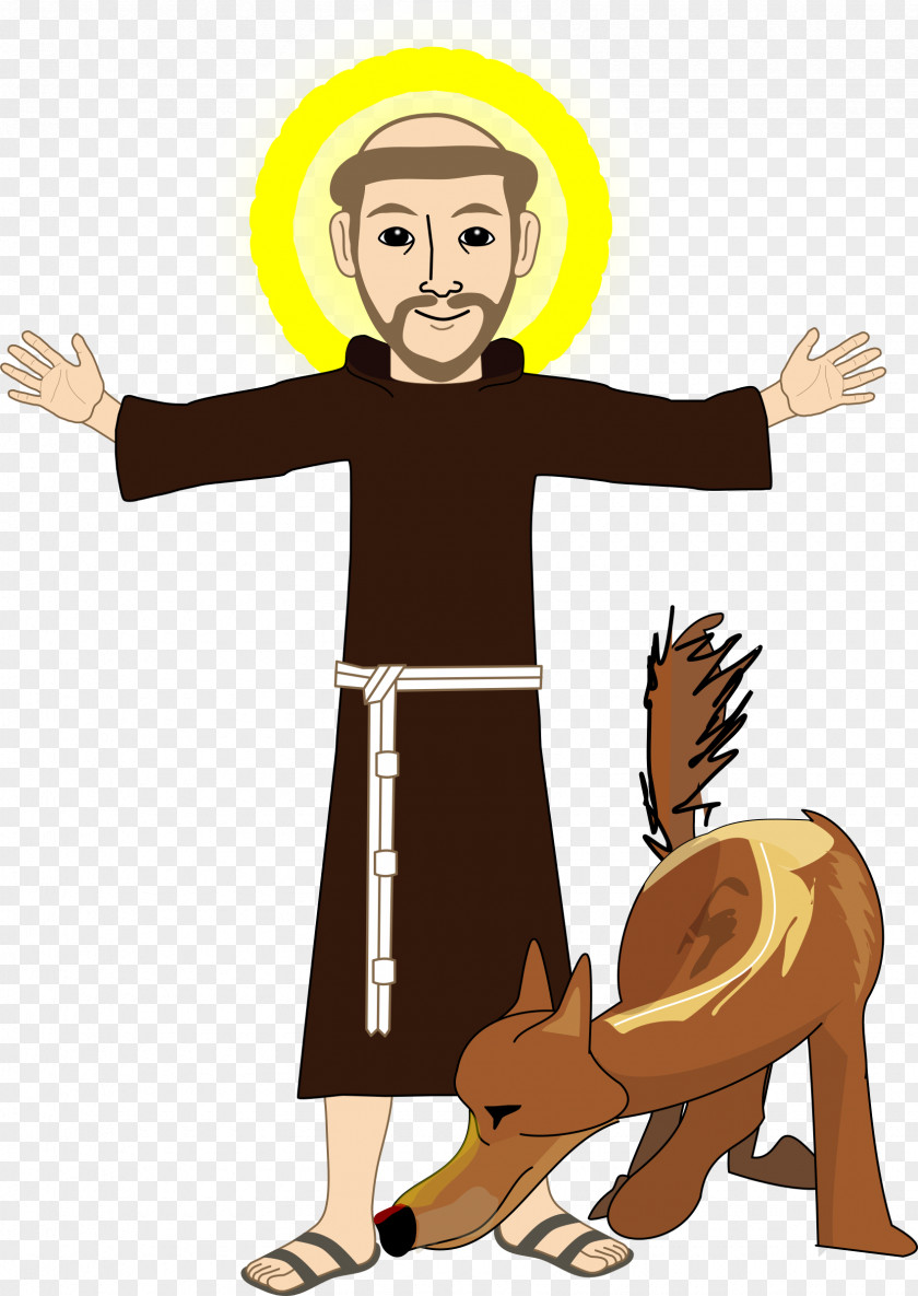Catholic Francis Of Assisi Saint Clip Art PNG
