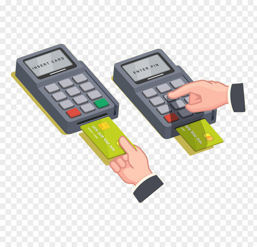 Credit Card Payment Point Of Sale Terminal PNG