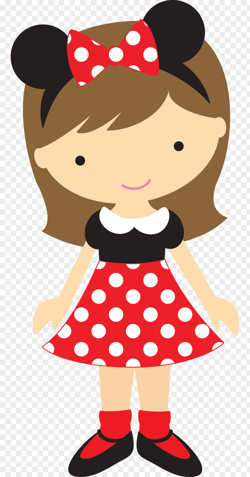 Doll Minnie Mouse Mickey Costume Party Clip Art PNG