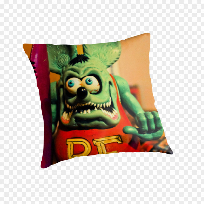 Rat Fink Throw Pillows Cushion PNG