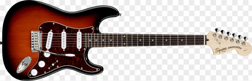 Sunburst Fender Stratocaster Stevie Ray Vaughan Musical Instruments Corporation Squier PNG