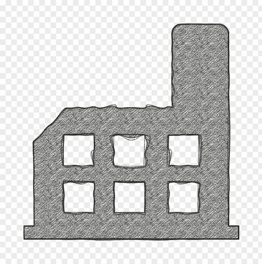 Trading Icon Buildings Factory Building Silhouette PNG