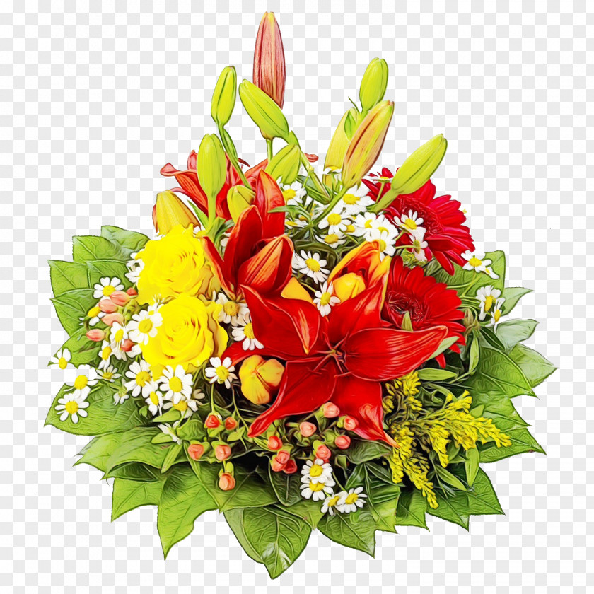 Floral Design Flower Bouquet Cut Flowers Bubble Hearts PNG