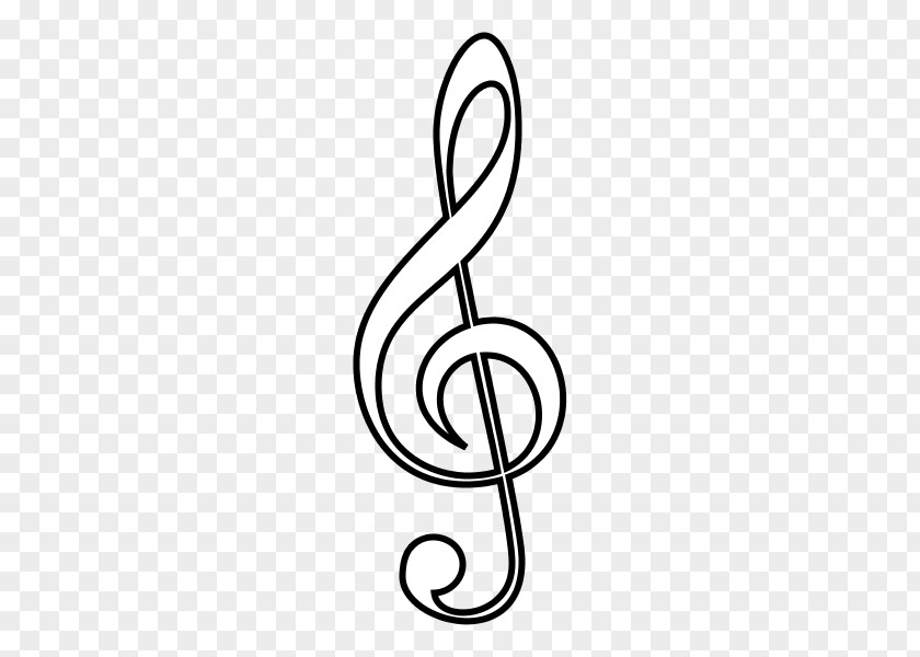 Musical Note Clef Treble Clip Art PNG