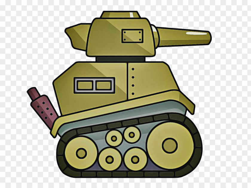 Robot Mode Of Transport Combat Vehicle Tank Motor Yellow Cartoon PNG