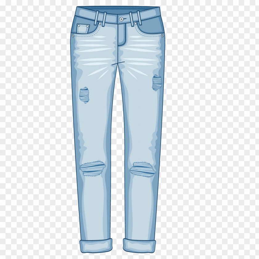 Blue Jeans Clothing Euclidean Vector PNG