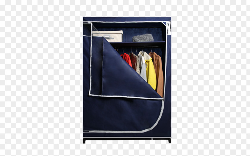 Blue Storage Closet Wardrobe Shelf PNG