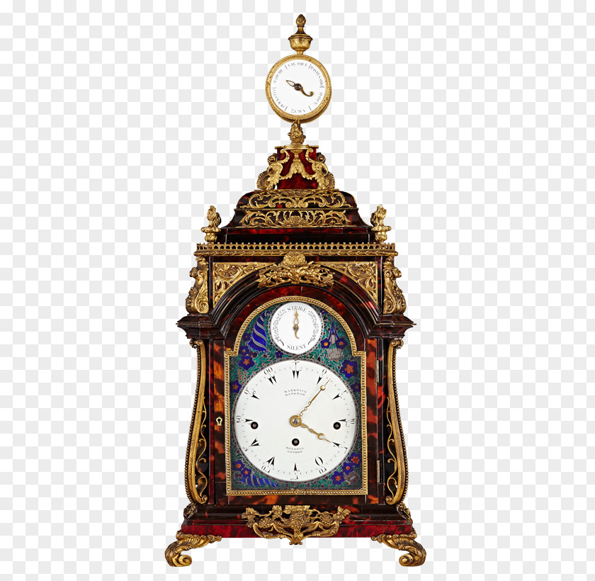 Clock Bracket Antique Mantel Musical PNG