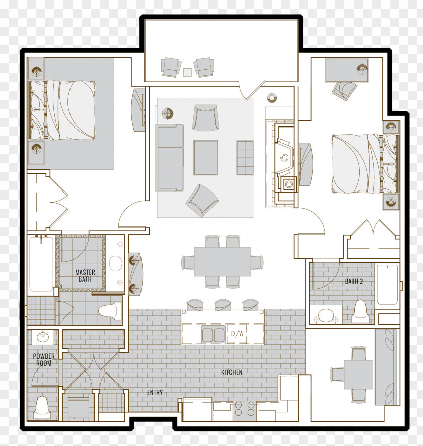 Design Architecture Floor Plan Residential Area PNG