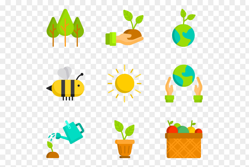 Ecological Vector Tree Yellow PNG