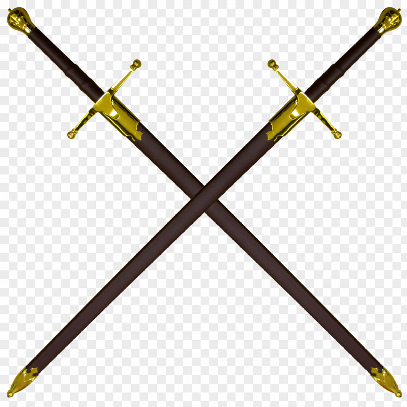 William Wallace Braveheart Claymore Sword PNG