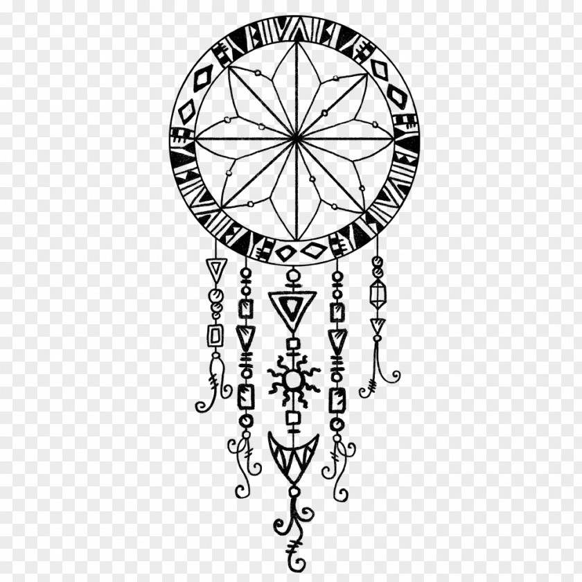 Dreamcatcher Shortbread Ornament Illustration PNG