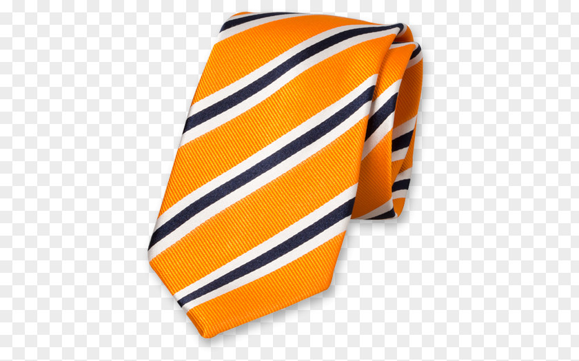 Orange Necktie Silk Lining Color PNG