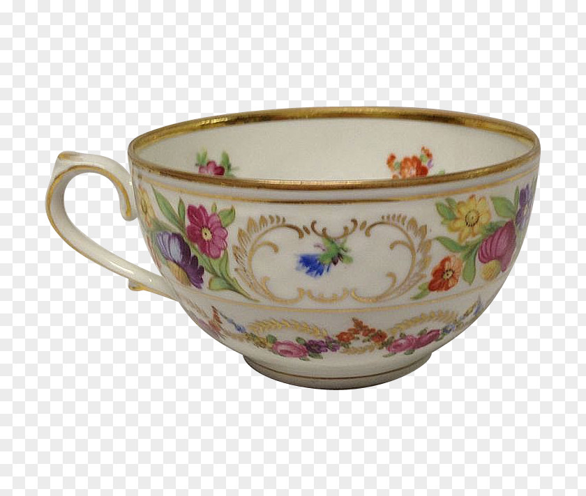 Porcelain Cup Coffee Teacup Saucer PNG