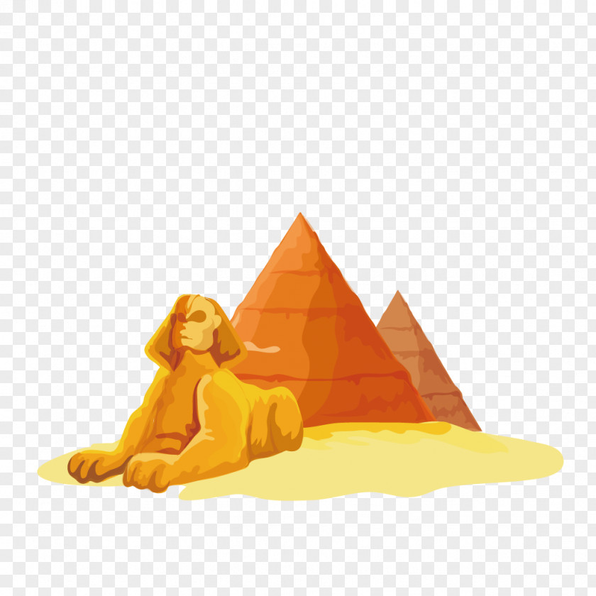 Pyramid Great Sphinx Of Giza Egyptian Pyramids Euclidean Vector PNG