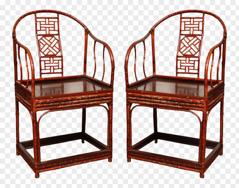 Table Folding Chair Furniture Bamboo PNG