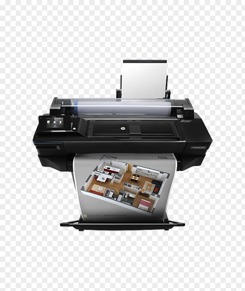 Hewlett-packard Hewlett-Packard Plotter Wide-format Printer HP DesignJet T520 PNG
