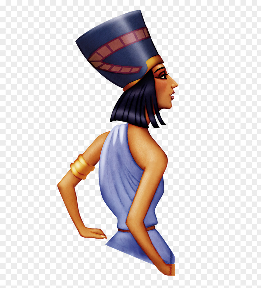 Nefertiti Shoulder Cartoon Egypt PNG