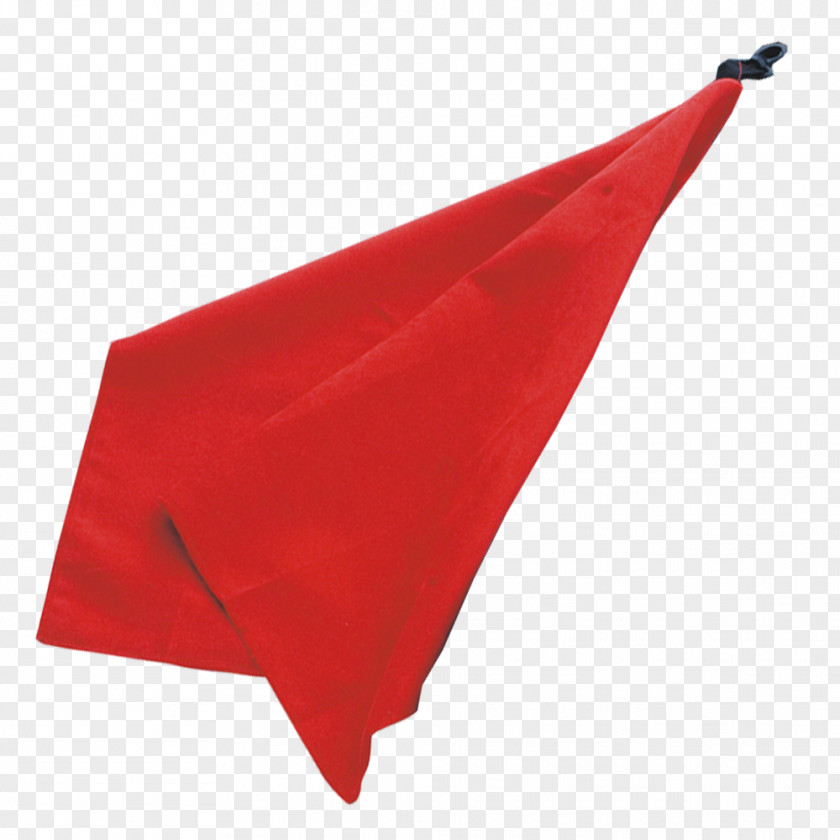 Red Towel Triangle Flag PNG