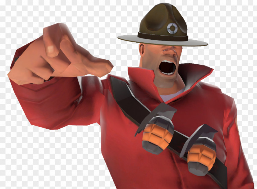 Soldier Team Fortress 2 Sergeant Drill Instructor Whoopee Cap PNG