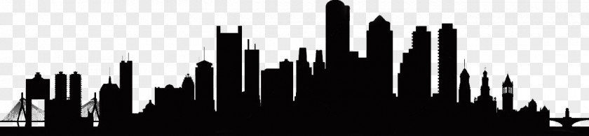 Church Vector Boston Skyline Wall Decal PNG