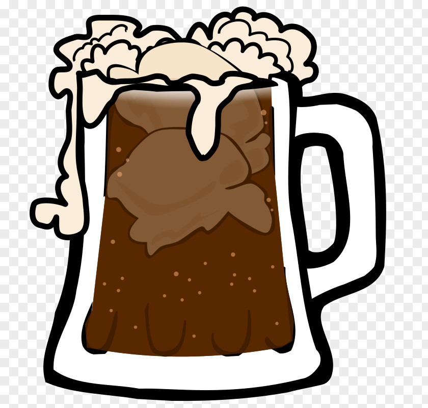 Floating A&W Root Beer Fizzy Drinks Ice Cream PNG