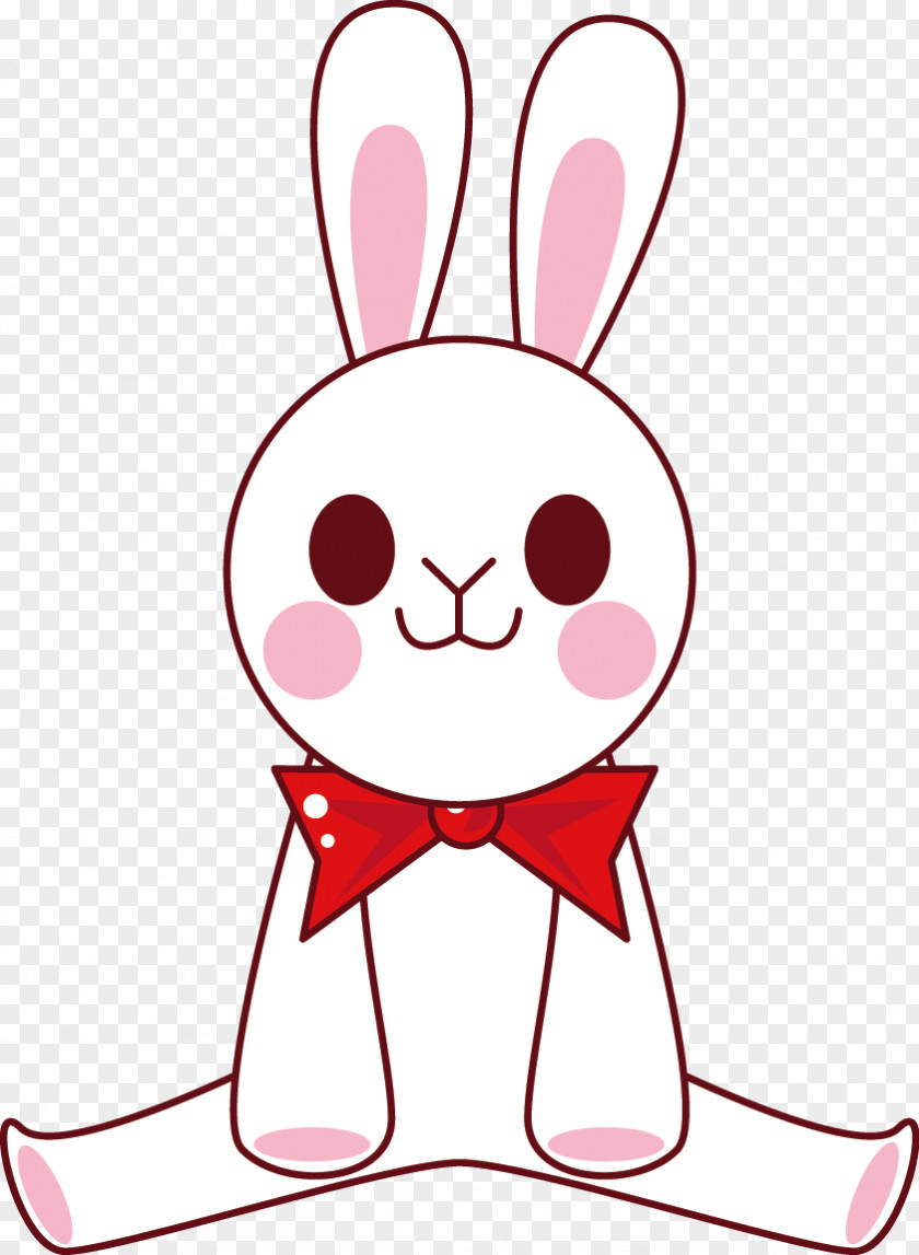 Vector Cartoon Rabbits Easter Bunny Clip Art PNG