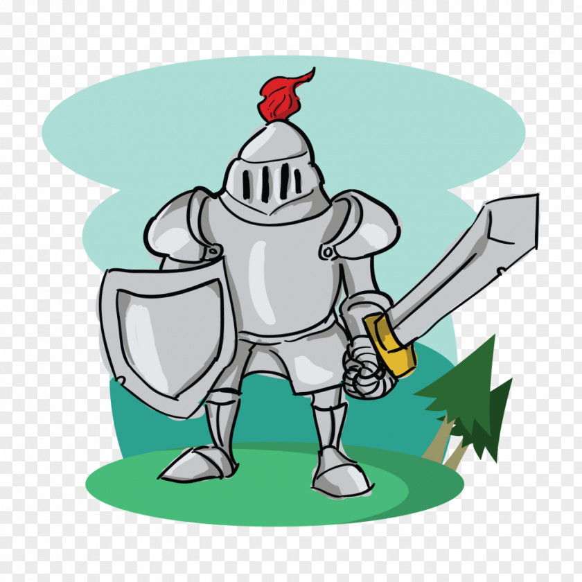 Warriors Armed With Swords Soldier Warrior Clip Art PNG