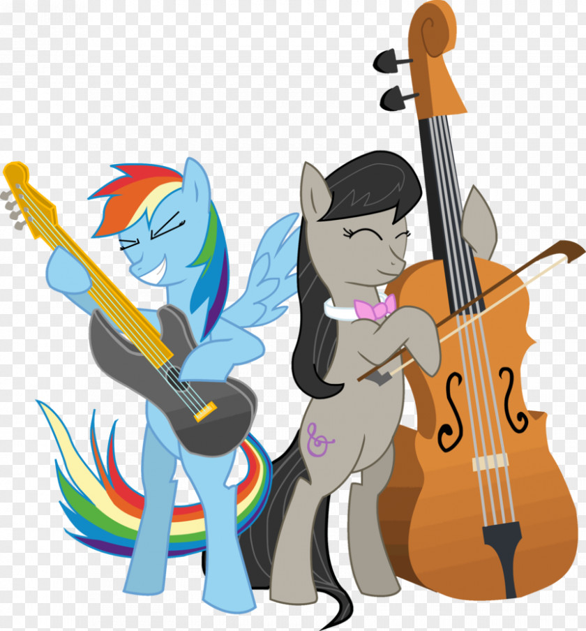 Cello Rainbow Dash Violin Rarity Pinkie Pie PNG