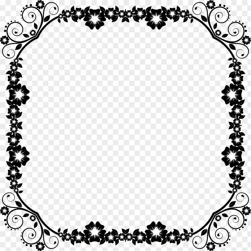 Floral Frame Borders And Frames Picture Clip Art PNG