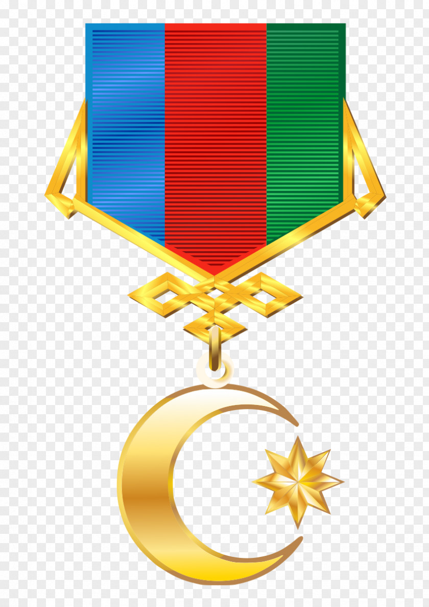 Medal Azerbaijan Qizil Ulduz Star Information PNG