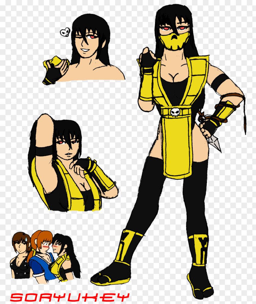 Scorpion Female Cammy Hinata Hyuga Fan Art PNG