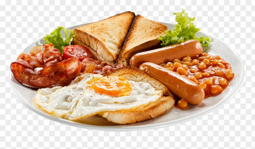 Traditional Fish And Chips Full Breakfast Baked Beans Toast PNG